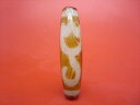 ※訳あり※【チベット天珠】水蓮花天珠約50×12.6mm【天然模様入り】【一点物】
