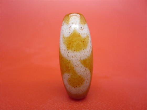 【チベット天珠】水蓮花天珠約30×12mm【一点物】