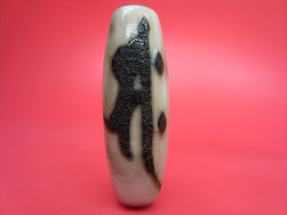 【チベット天珠】如意勢至菩薩天珠(サク)【水晶・天然模様入り】【一点物】