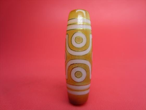 【チベット銀線天珠】六眼天珠ハンドメイド【古銅】【一点物】