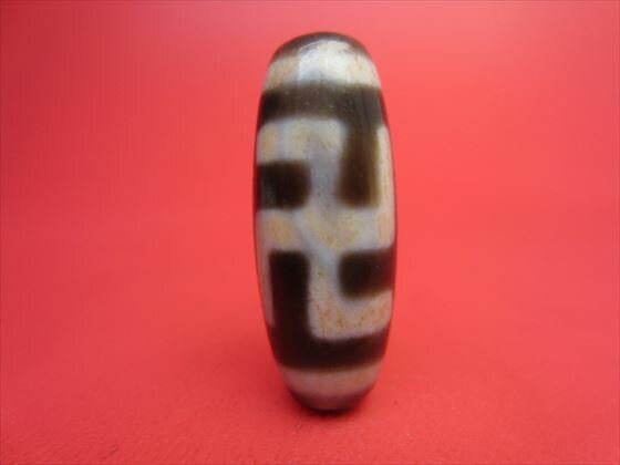 【万字紅朱砂天珠】【馬蹄痕】【一点物】