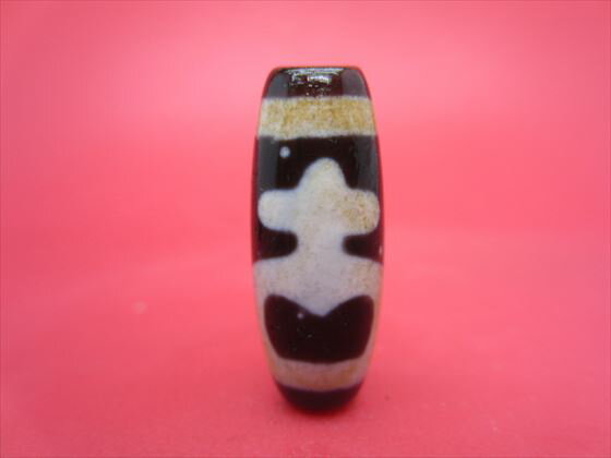 【寶瓶紅朱砂天珠】【馬蹄痕】【一点物】