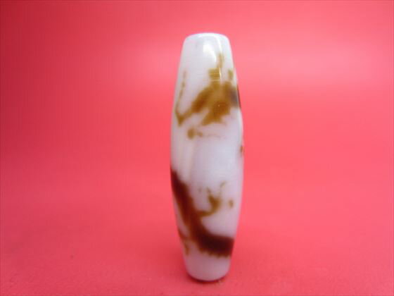 【チベット高級天珠】騎龍観音天珠・白【一点物】