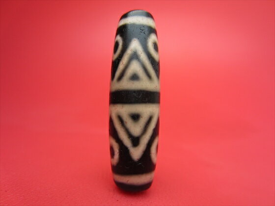 【チベット天珠】金剛虎牙六眼天珠油潤加工【一点物】