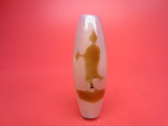 【チベット高級天珠】如意観音天珠【鉱物入り】【一点物】