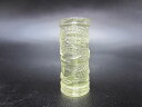 【リビアングラス天珠】手彫り龍神天珠5.9g約28×11.6mm【鑑別済み】【一点物】