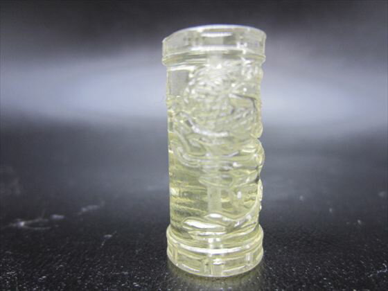 【リビアングラス天珠】手彫り龍神天珠7.2g約28.5×12.8mm【鑑別済み】【一点物】