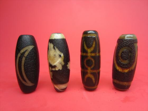  チベット天珠 バラエティミックス 8粒SET  一点物 