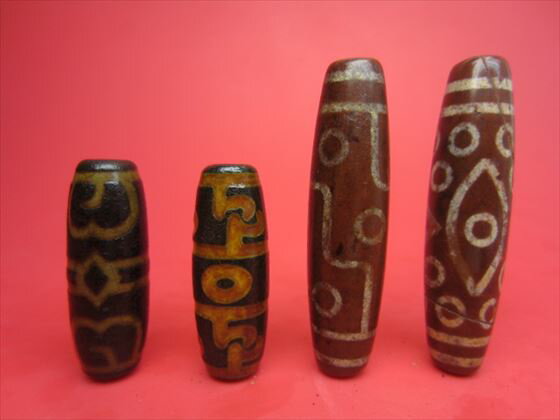 【チベット天珠】バラエティミックス【8粒SET】【一点物】