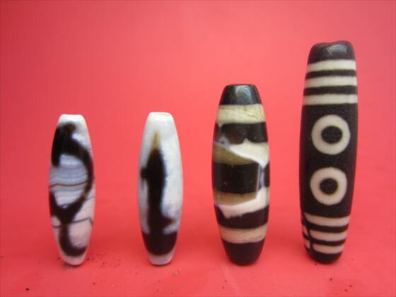 【チベット天珠】バラエティミックス【8粒SET】【一点物】