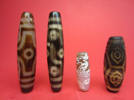 【チベット天珠】バラエティミックス【8粒SET】【一点物】