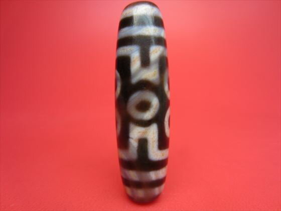 【七眼紅朱砂天珠】【馬蹄痕】【一点物】