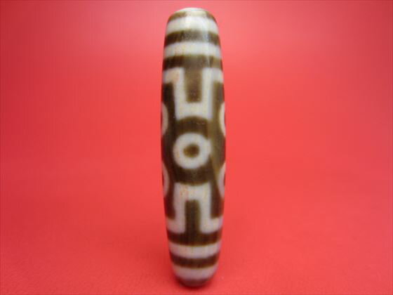 【七眼紅朱砂天珠】【馬蹄痕】【一点物】