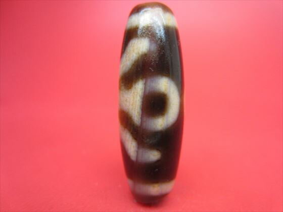 【雙貴人紅朱砂天珠】【馬蹄痕】【一点物】