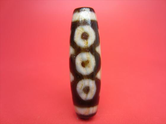 【五眼紅朱砂天珠】【馬蹄痕】【一点物】