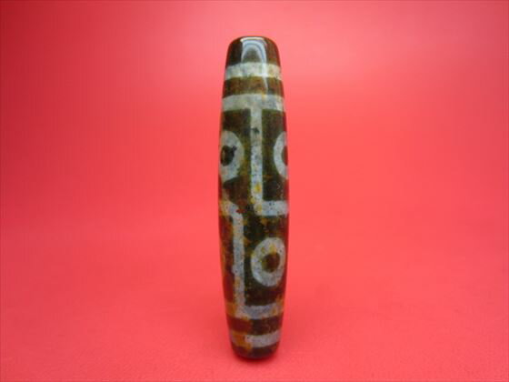 【六眼紅朱砂天珠】【一点物】