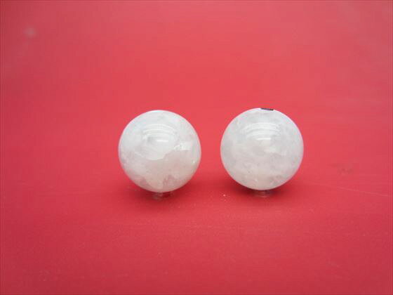【チベット高級天珠】羊眼板珠・天眼珠約13.6〜13.8mm【水晶入り】【2粒SET】【一...