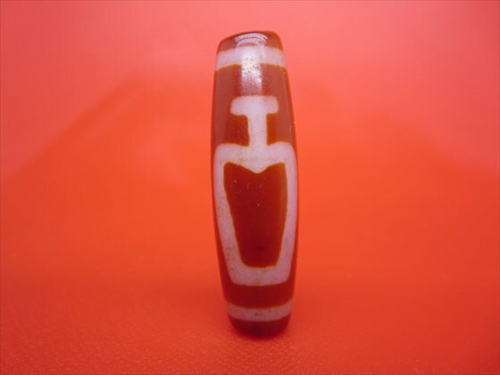 【チベット天珠】寶瓶天珠約43×13mm【一点物】