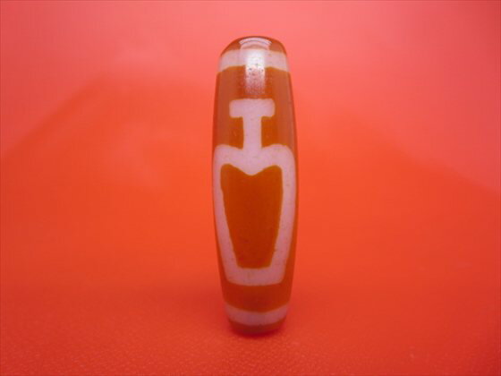 【チベット天珠】寶瓶天珠約42×13mm【一点物】