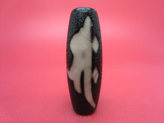 【チベット天珠】如意勢至菩薩天珠(サク)【龍鱗加工】【一点物】