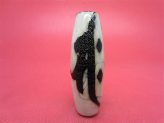 【チベット天珠】如意勢至菩薩天珠(サク)【龍鱗加工】【一点物】