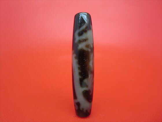 【チベット高級至純天珠】龍神天珠約58×13mm【馬蹄痕】【一点物】