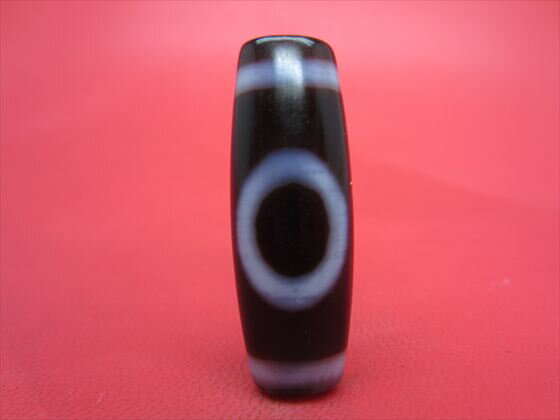 【チベット高級至純天珠】日月星天珠約37×13×10mm【一点物】