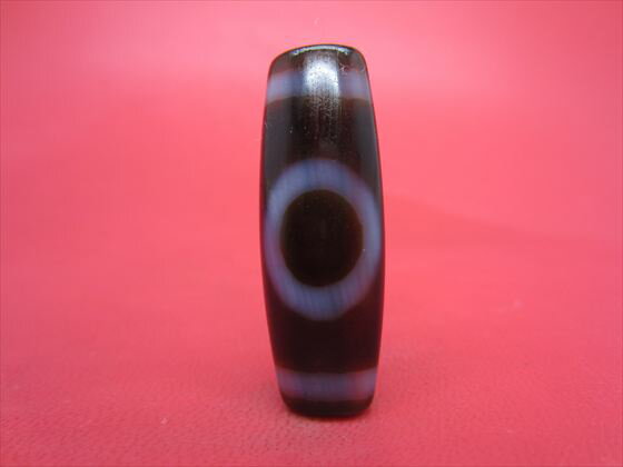 【チベット高級至純天珠】日月星天珠約38×13×10mm【一点物】