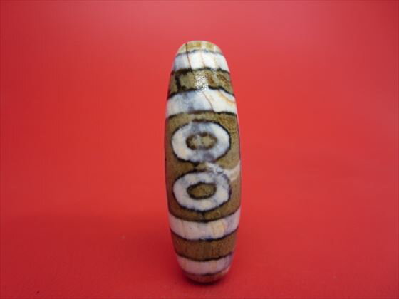 【五眼紅朱砂天珠】【馬蹄痕】【一点物】