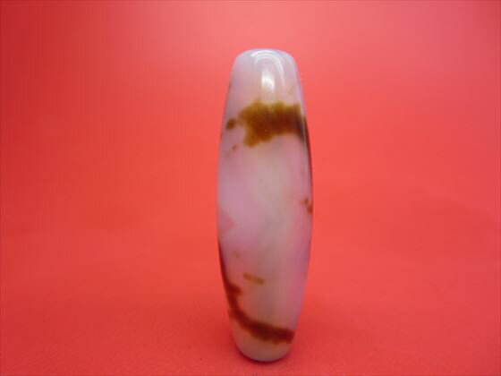 【チベット高級天珠】騎龍観音天珠・白【一点物】