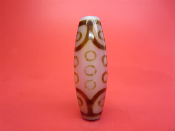 【チベット高級天珠】二十一眼天珠・白【一点物】