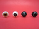 【チベット高級天珠】羊眼板珠・天眼珠約13〜14mm【水晶入り】【4粒SET】【一点物】