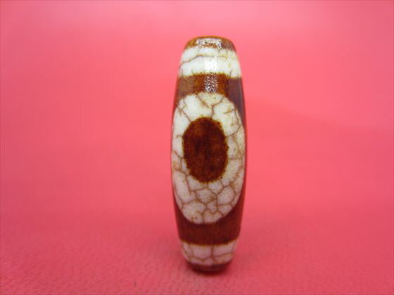 【チベット高級龍紋天珠】一眼万字天珠約29×10mm【一点物】