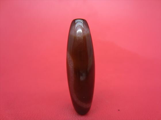 【チベット高級龍紋天珠】白蛇天珠約40×12mm【一点物】