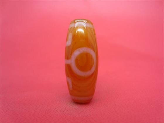 【チベット紅玉髄天珠】大人天珠カーネリアン約30×12mm【一点物】