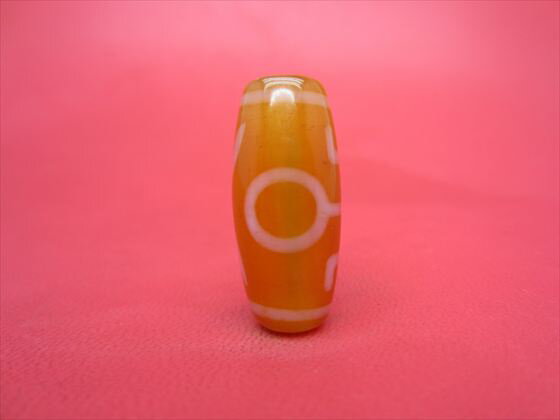 【チベット紅玉髄天珠】大人天珠カーネリアン約30×13mm【一点物】