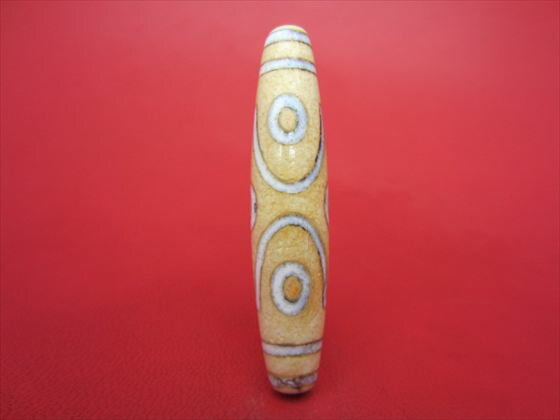 【チベット天珠】六眼天珠約58×13mm【一点物】