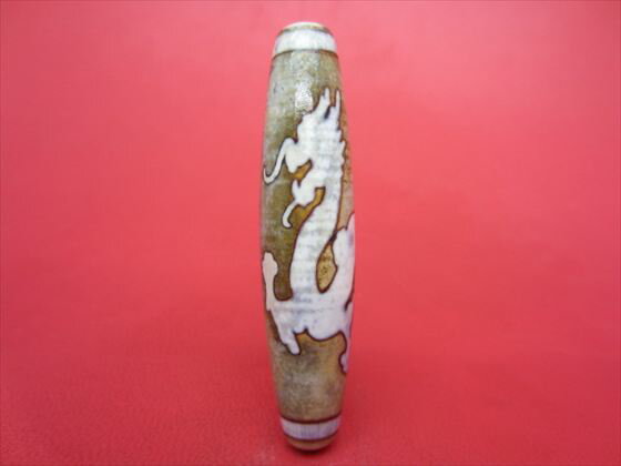 【チベット天珠】龍神天珠約57×13mm【一点物】