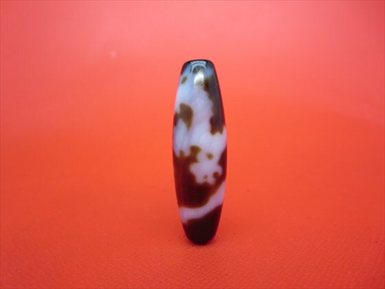 【チベット高級至純天珠】龍神天珠約39×12mm【一点物】
