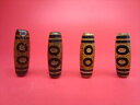 【チベット天珠】五眼天珠30×10mm【2粒SET】