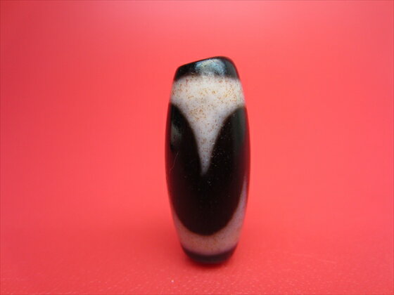 【虎牙紅朱砂天珠】【一点物】