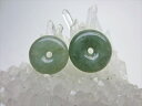 【粒売り:平安扣】翡翠(ジェダイト)品質AAA16-20×5-6mm【鑑定済み】