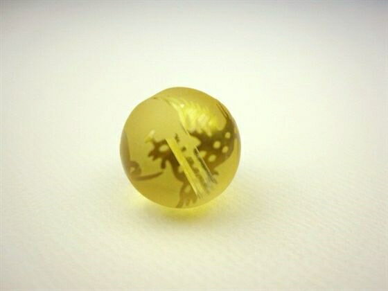 ※訳あり※【粒売り:鳳凰】シトリン(熱処理)Φ10.8±0.3mm【素彫り】