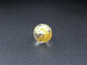 ※訳あり※【粒売り:麒麟】水晶Φ12±0.2mm【ゴールド】