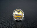 ※訳あり・在庫処分※【粒売り:家紋】水晶今川義元Φ12±0.2mm【ゴールド:10粒SET】