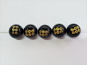 ※訳あり・在庫処分※【粒売り:家紋】オニキス真田幸村Φ13.8mm【ゴールド:5粒SET】