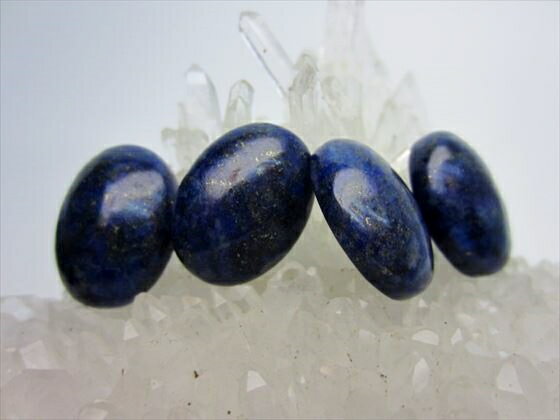 【裸石(ルース)】ラピスラズリ19-22×14-15×5-6mm【4粒SET】