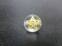 【粒売り:五芒星】水晶Φ10±0.3mm【ゴールド】