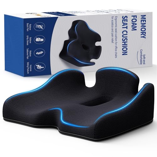 Benazcap オフィスや家庭の椅子で長時間快適に座り続けることができる圧力リリーフシートクッション、..