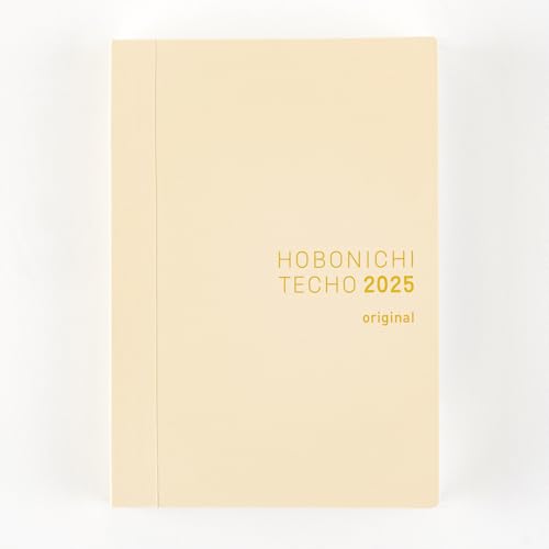 ほぼ日手帳 2025 手帳本体 オリジナル(A6) 英語版[A6/1日1ページ(英語)/1月/月曜はじまり]